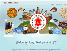 Tablet Screenshot of fish-kingproducts.com